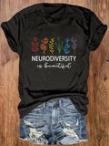 Women's Neurodiversity Is Beautiful Shirt Colorful product image 1