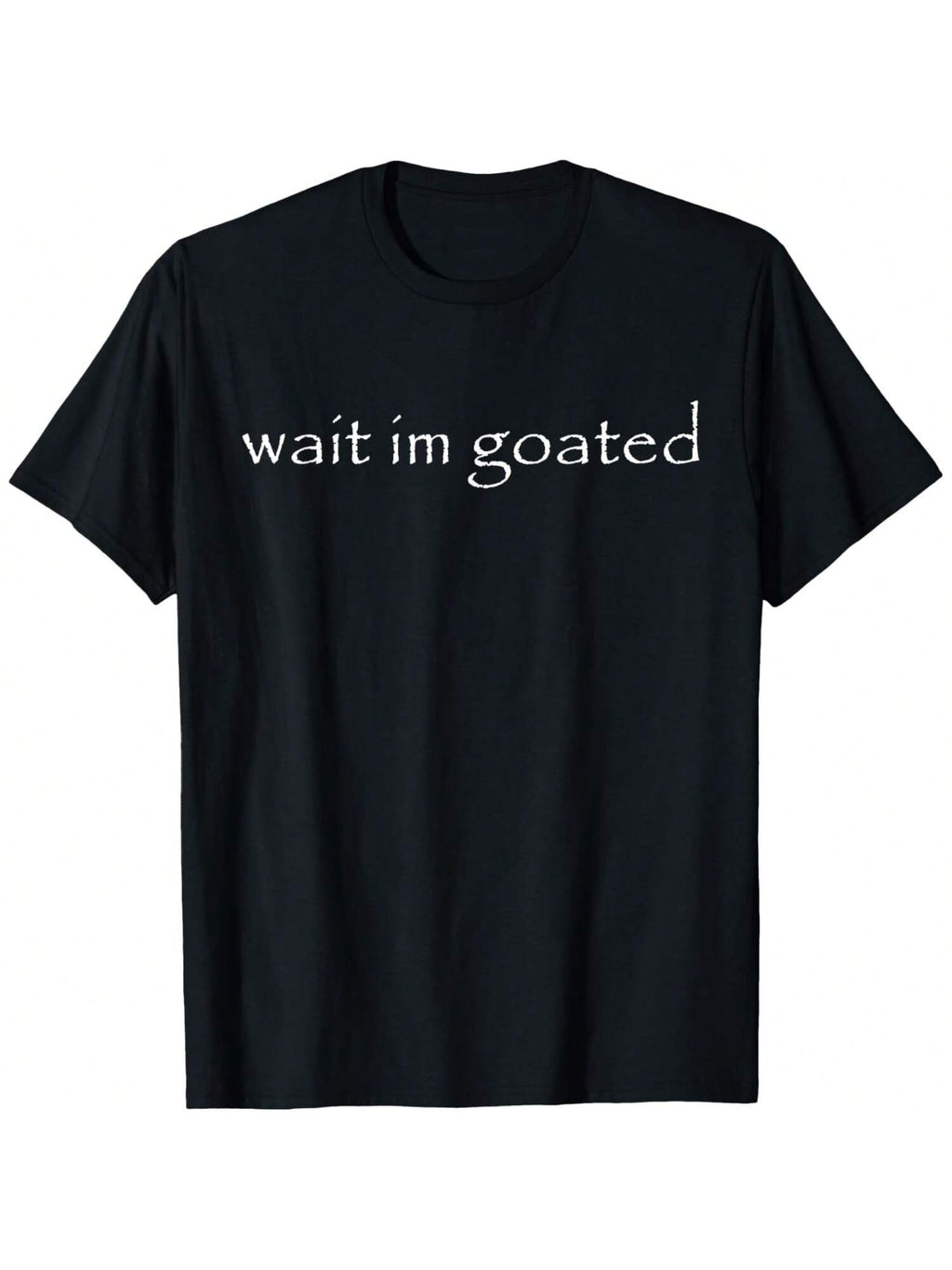 Wait I M Goated Funny Meme Printed T-Shirt, Men's product image 2