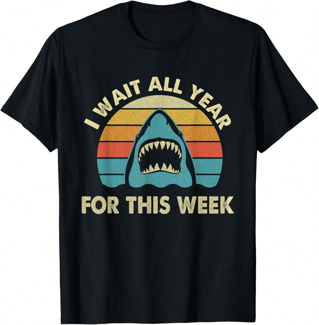 I Wait All Year For This Week - Shark Lover Ocean Wildlife product image 2