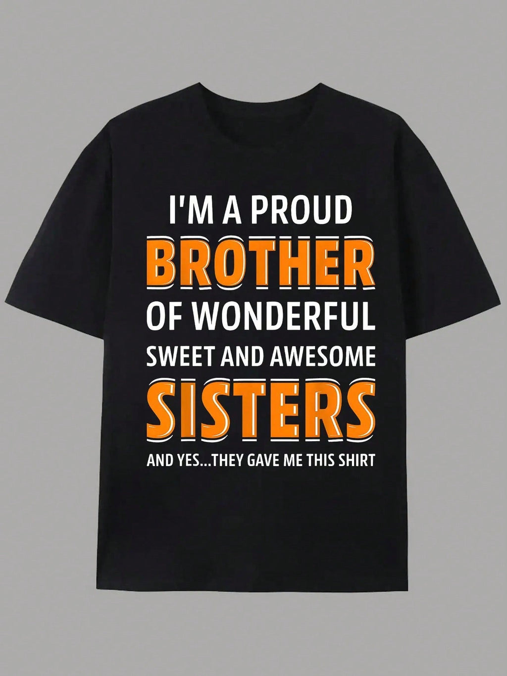 Men's Proud Brother T-Shirt, Wonderful Sweet Awesome product image 2