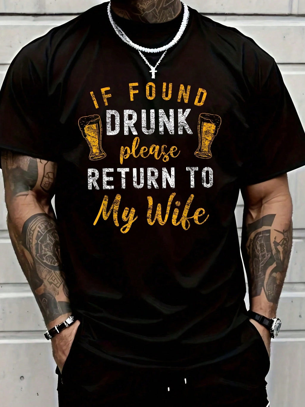 Men's Funny Beer Lover Graphic T-Shirt, Humorous Husband product image 2
