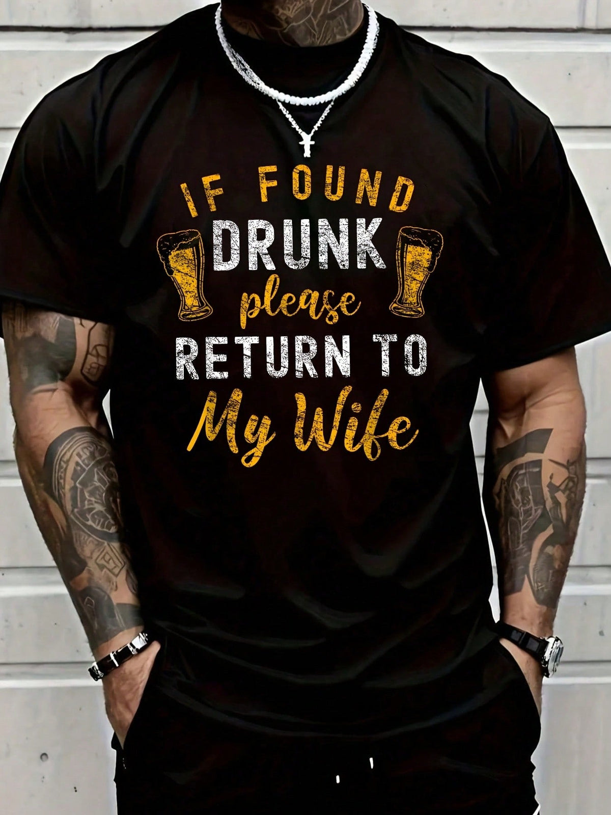 Men's Funny Beer Lover Graphic T-Shirt, Humorous Husband product image 2