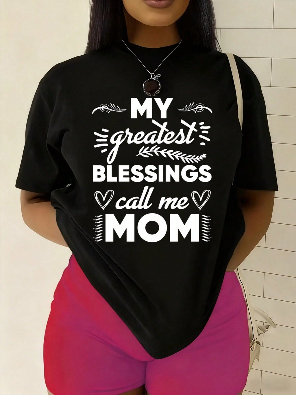 Women'S Funny Mom T-Shirt - "My Greatest Blessings Call Me product image 2
