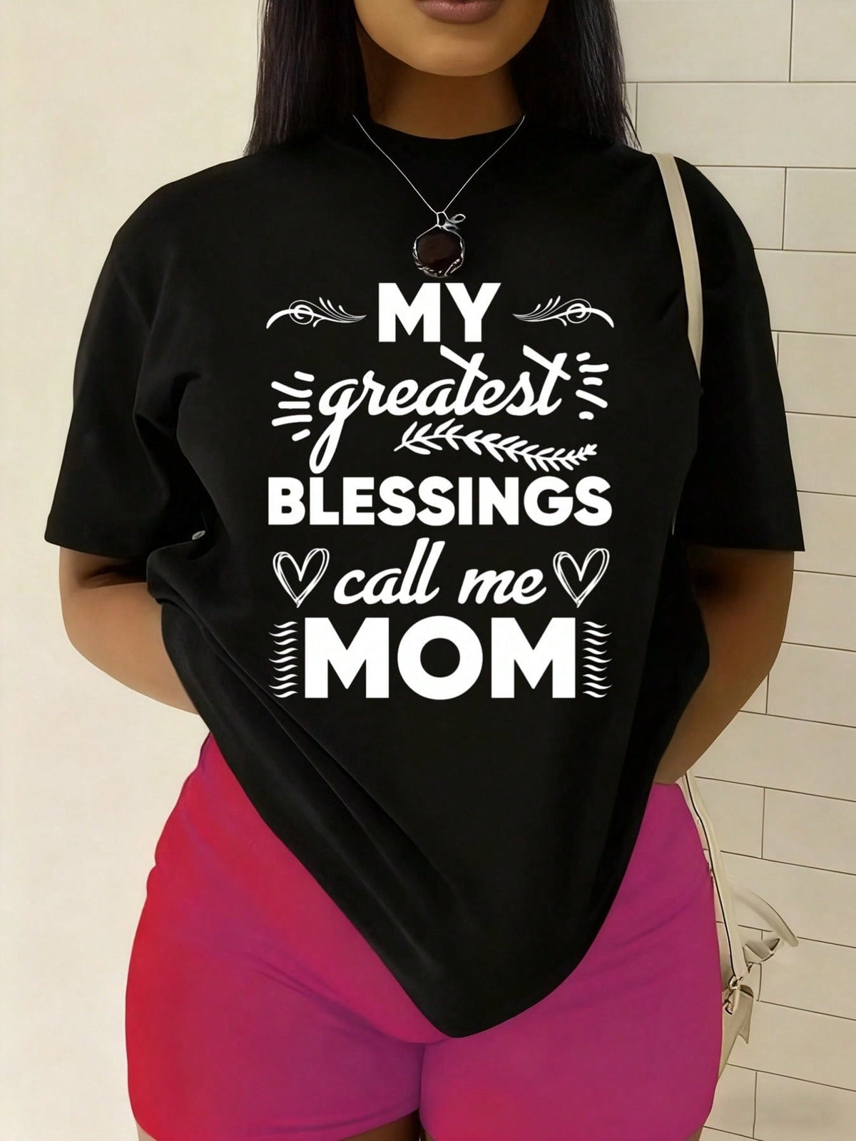 Women'S Funny Mom T-Shirt - "My Greatest Blessings Call Me product image 2