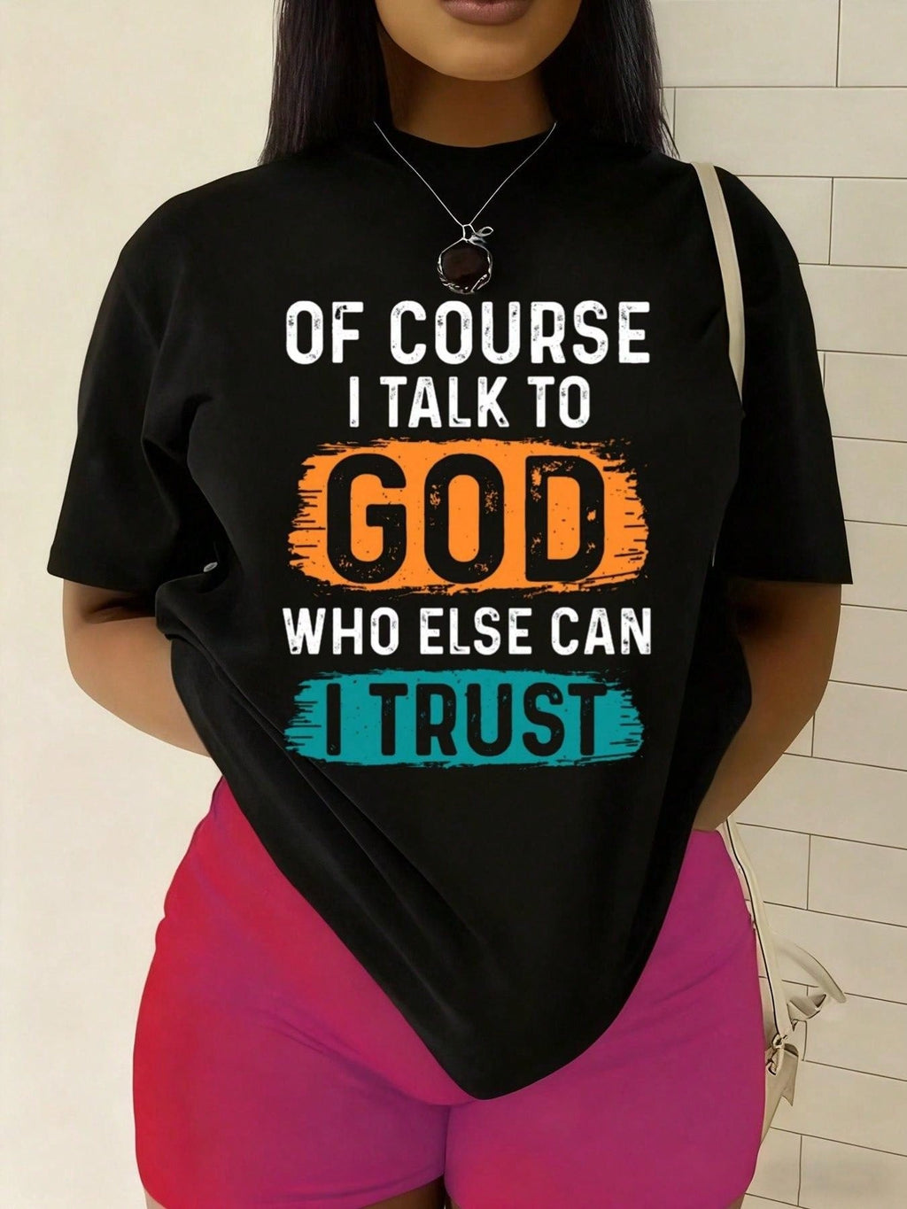 Women'S Faith-Based "Talk To God Who Else Can I Trust" product image 2