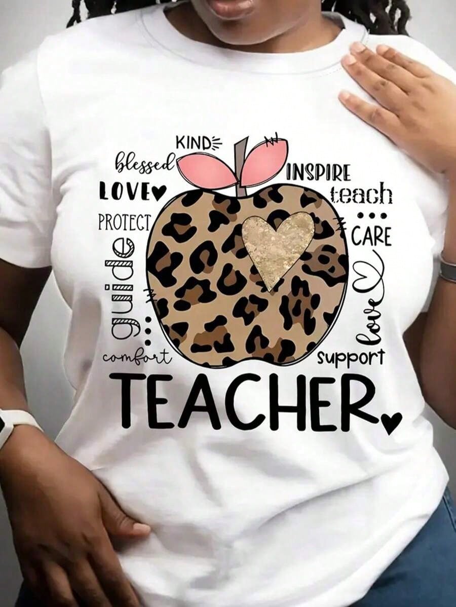 Women'S Teacher Appreciation T-Shirt, Short Sleeve product image 1