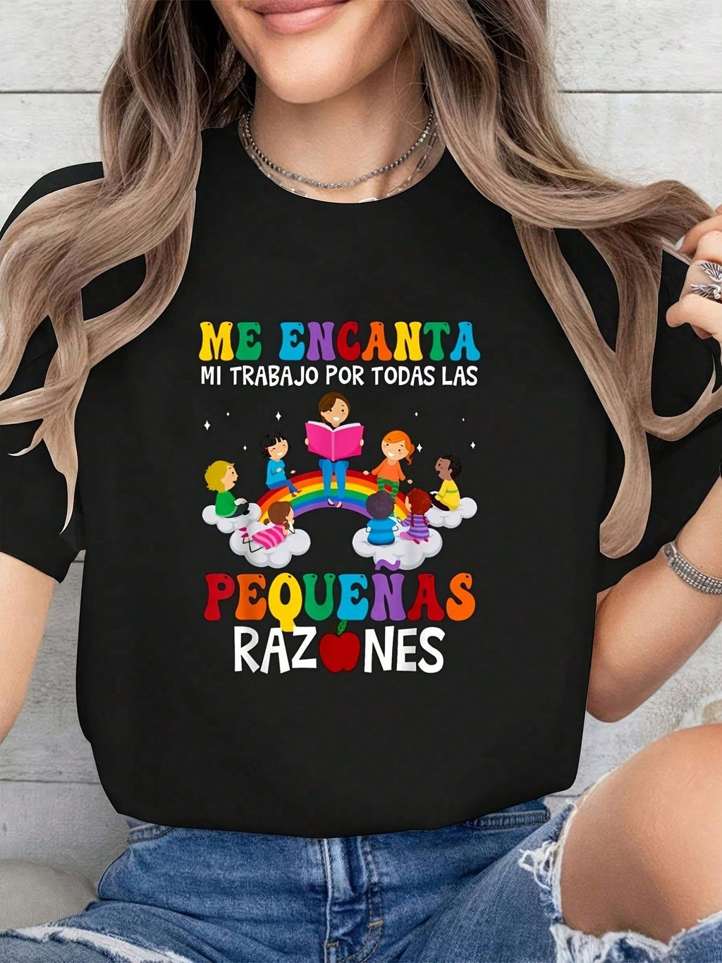 Men's & Women's Spanish Teacher T-Shirt Comfortable Stretch product image 1