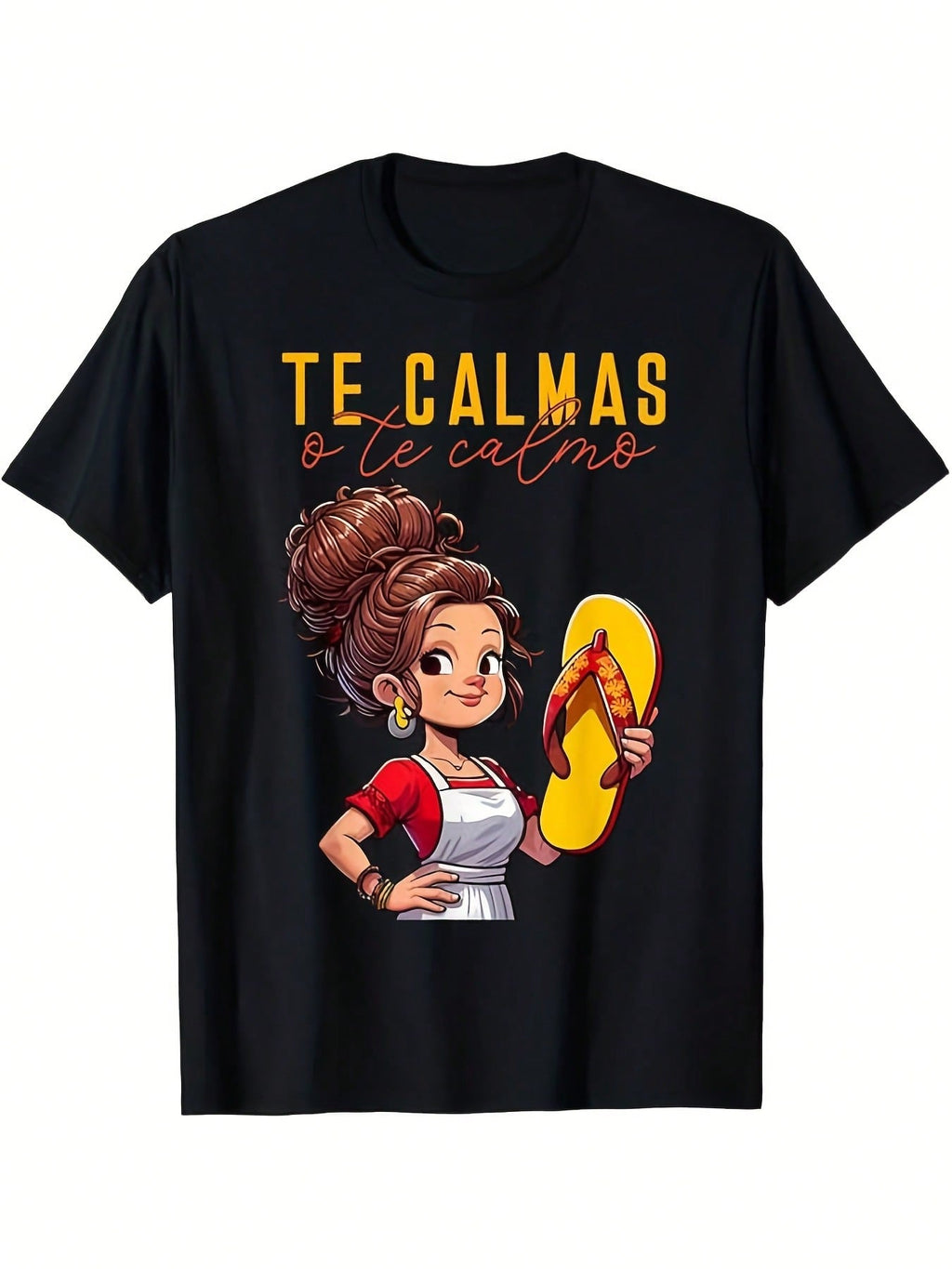 Women's Funny Spanish Graphic T-Shirt, Te Calmas O Te Calmo product image 2