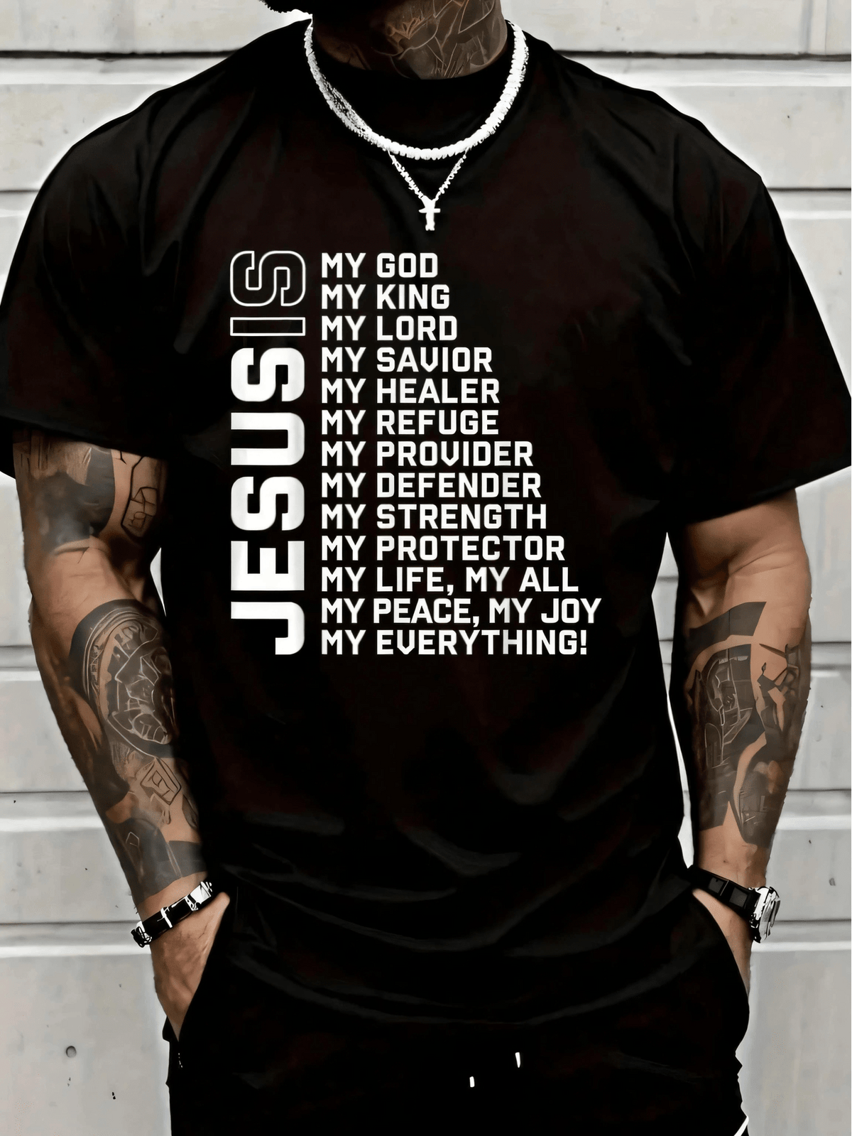 100% Cotton Jesus Is My God My King My Lord My Savior product image 2