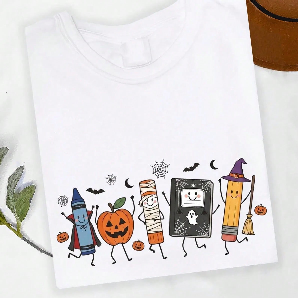 Halloween Back To School Teacher Graphic T-Shirt for Women product image 10