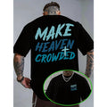 Men's Make Heaven Crowded Christian T Shirt,Casual product image 1