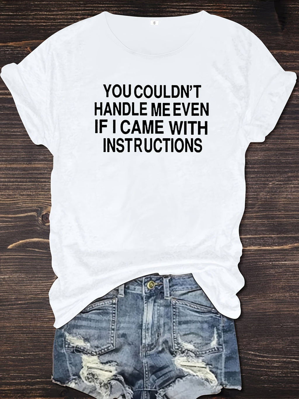 Women's Funny Sassy Quote T-Shirt / "You Couldn't Handle Me product image 2