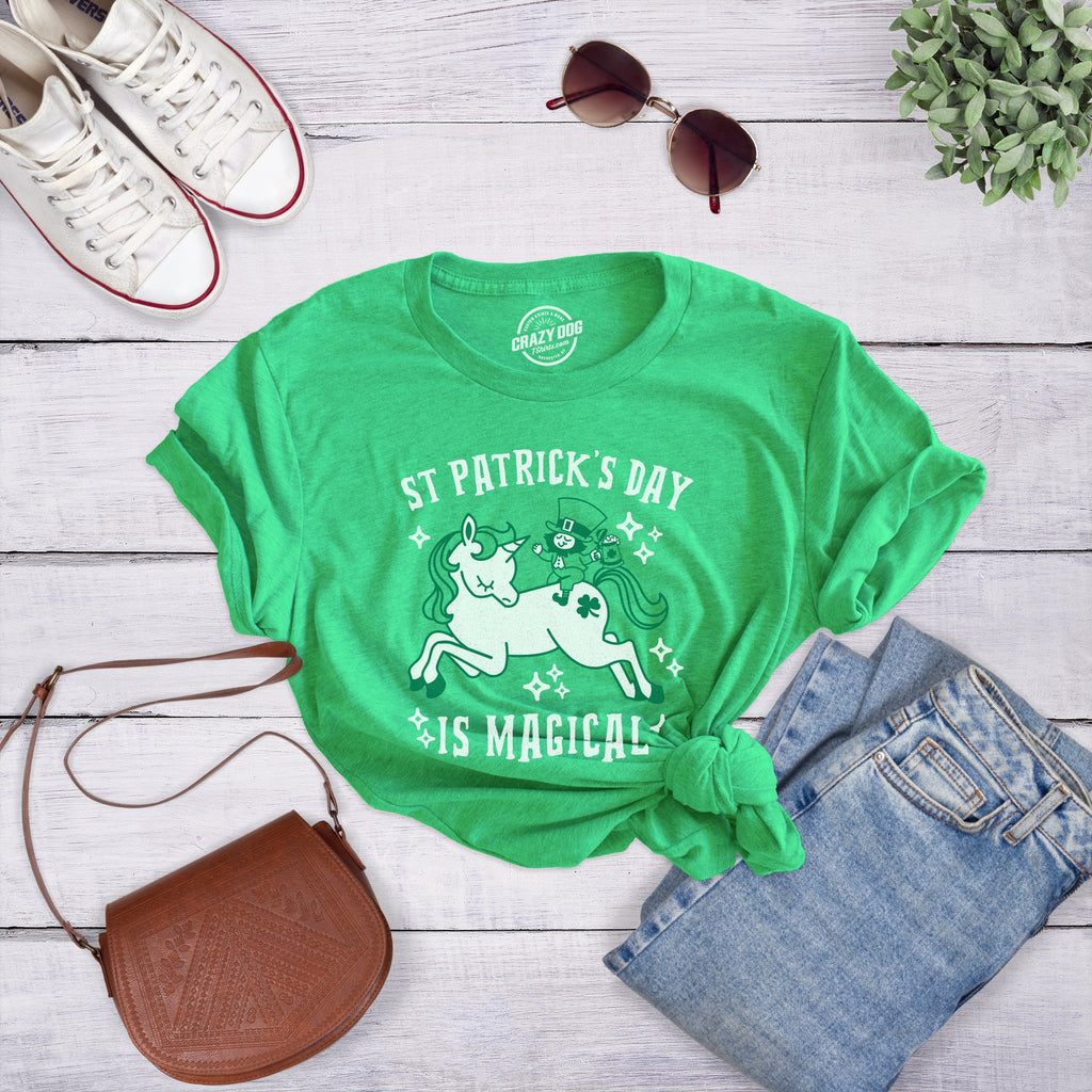 St. Patrick's Day Is Magical Women's T Shirt product image 2