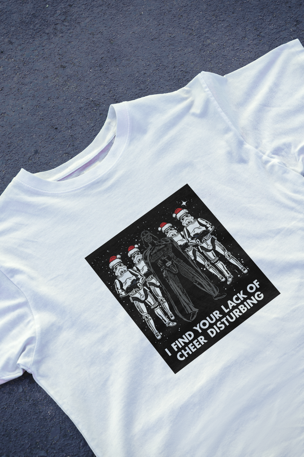 DIYANYONE Sci-Fi Quote T-shirt: Vader's Lack of Cheer product image 2