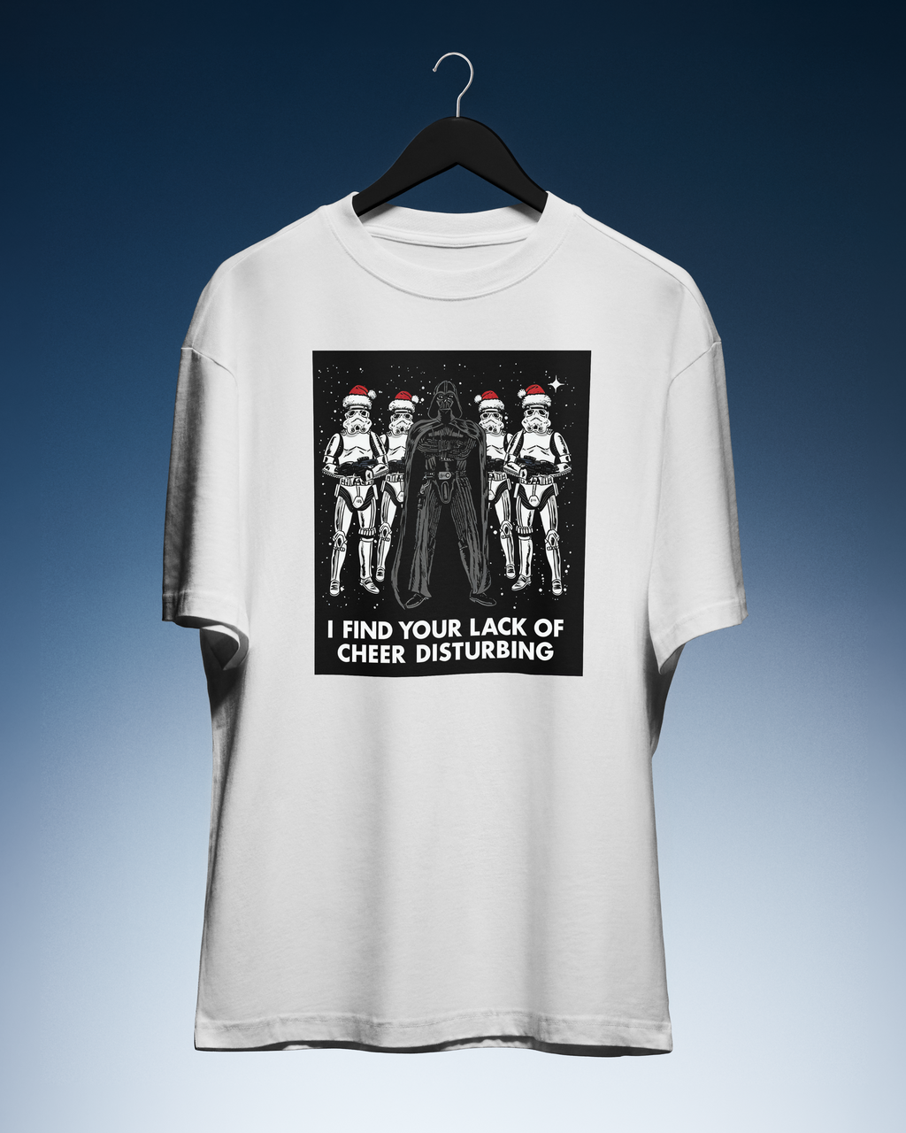 DIYANYONE Sci-Fi Quote T-shirt: Vader's Lack of Cheer product image 1