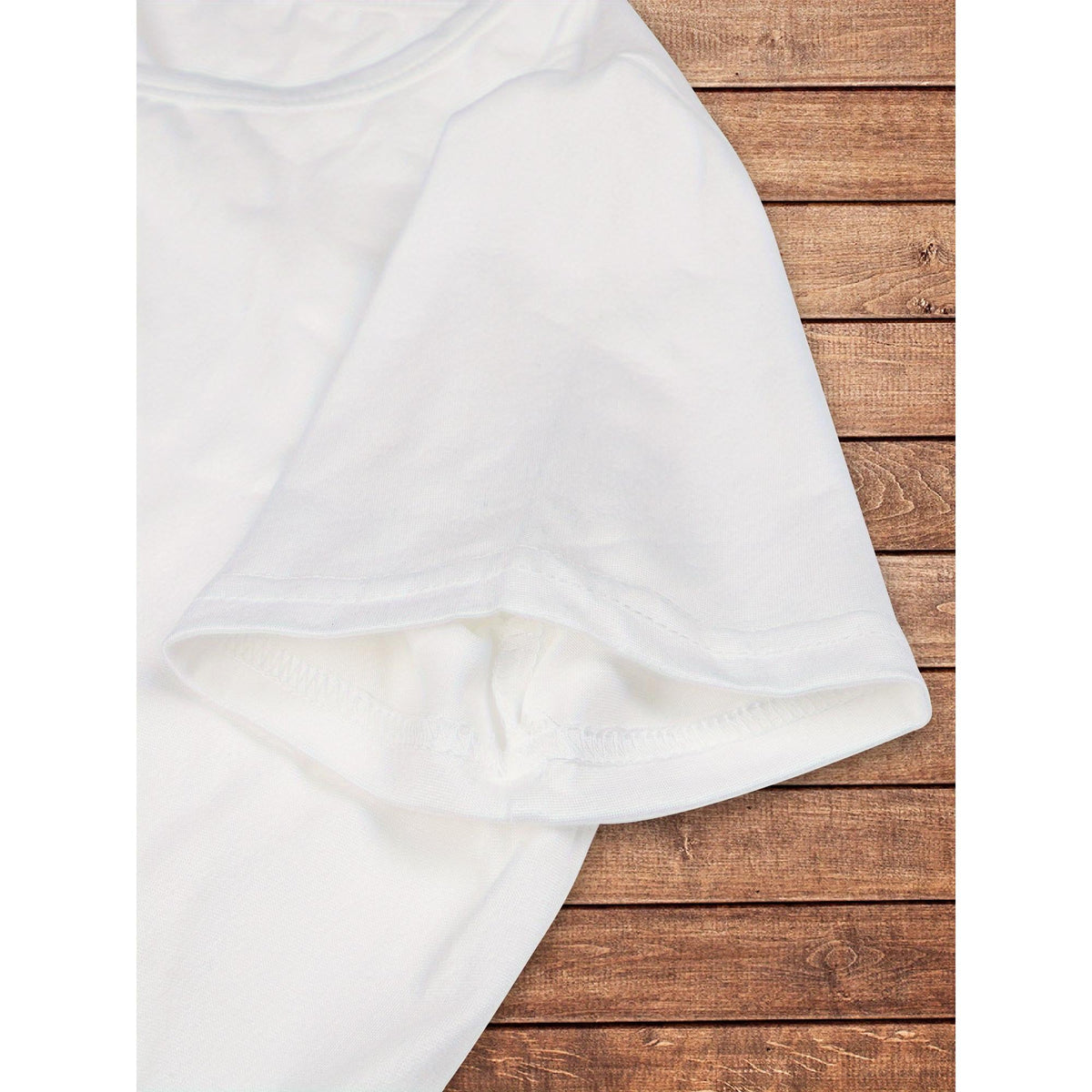 Cross Heart Print T-shirt, Regular Length, Casual product image 4