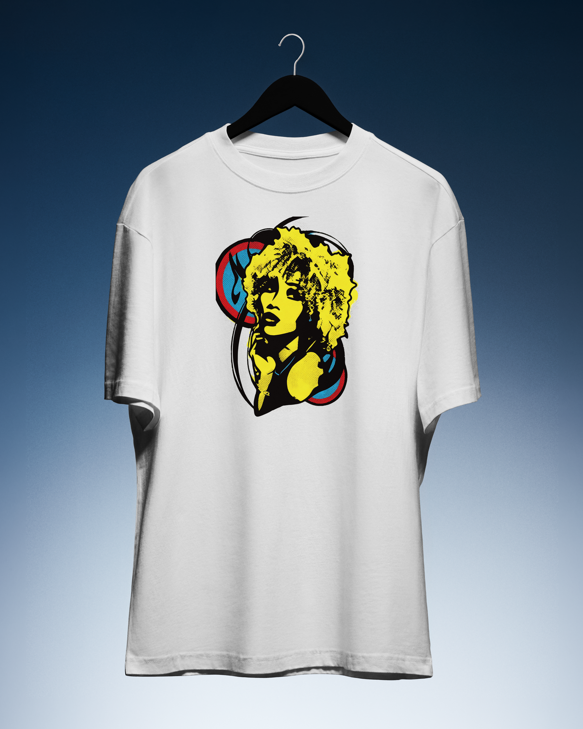 DIYANYONE Original Pop Art Tee: Bold New Wave Woman Graphic product image 1