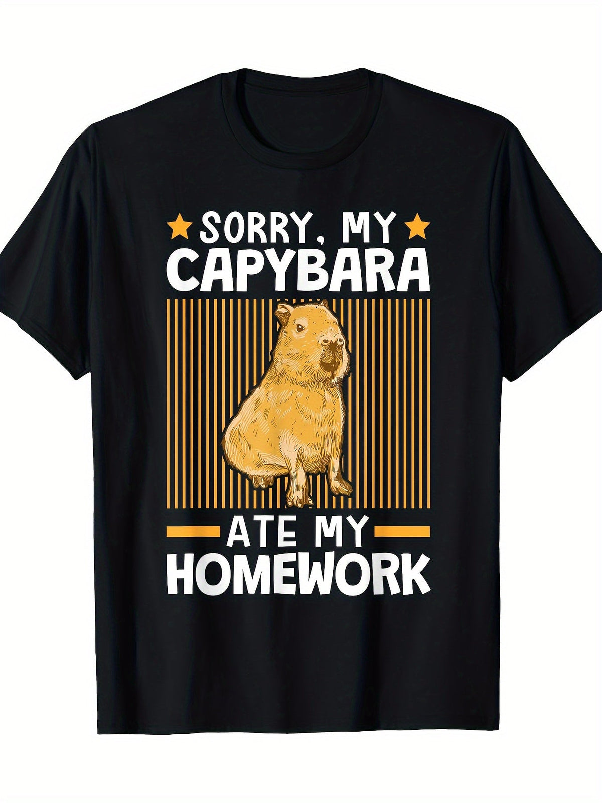 Capybara Print Mens Stylish Graphic TShirt - Casual Wear product image 2