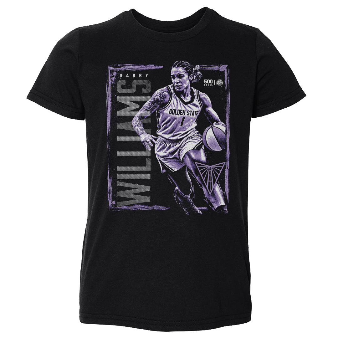 Gabby Williams Golden State Valkyries Grunge Poster WHT