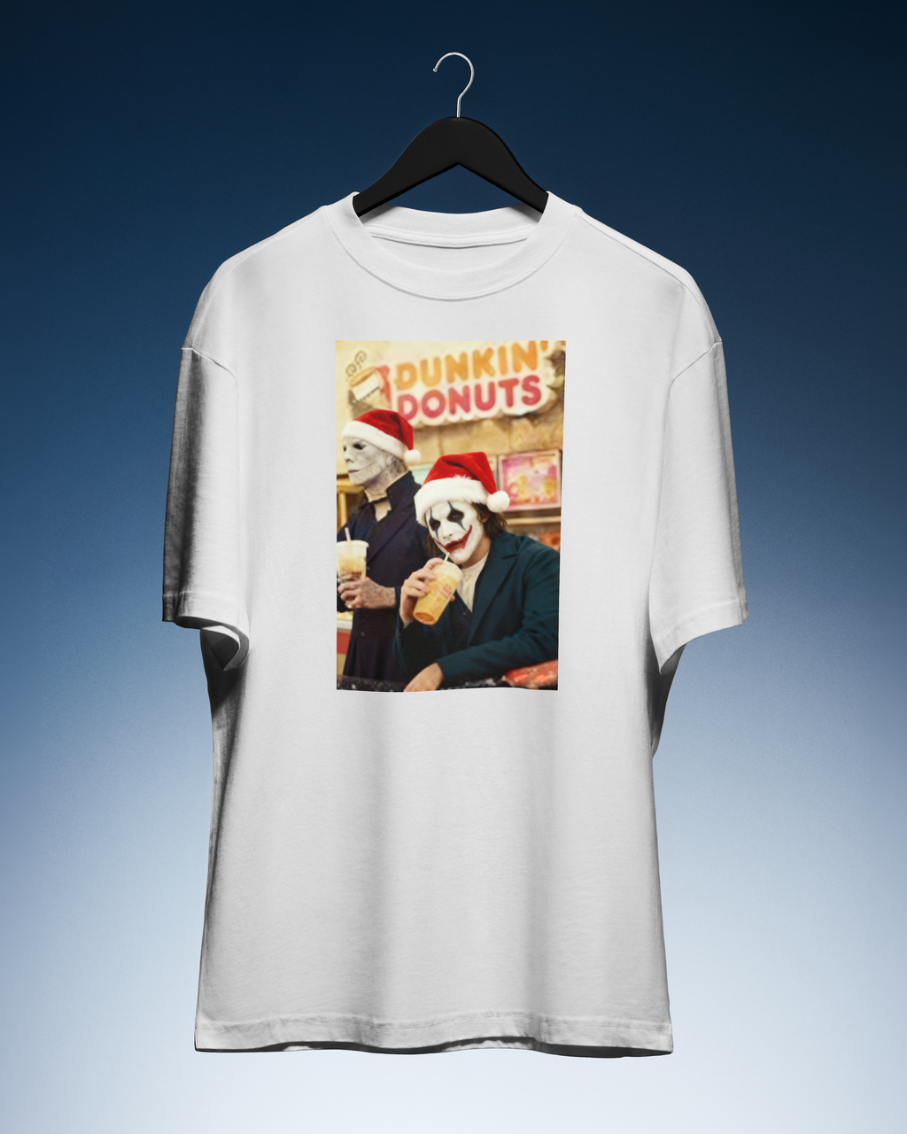 DIYANYONE Original Horror Icons Christmas Cotton T-Shirt product image 1