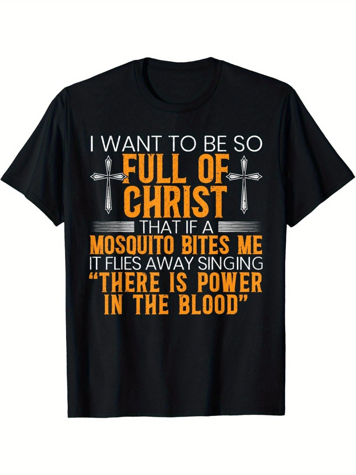 Men's Inspirational Christian TShirt Full of Christ Quote product image 2