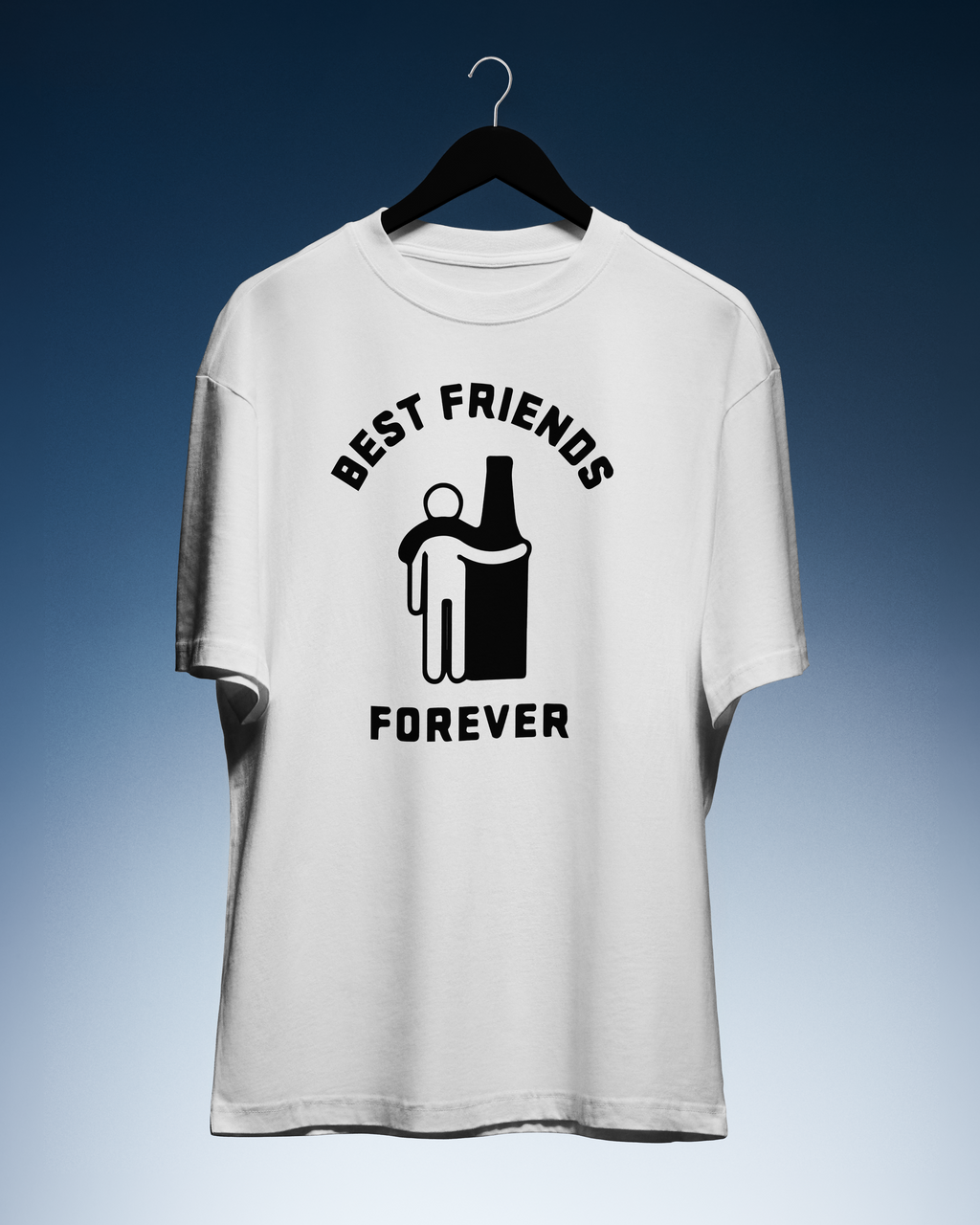DIYANYONE Original "BEST FRIENDS FOREVER" Cotton T-Shirt product image 2