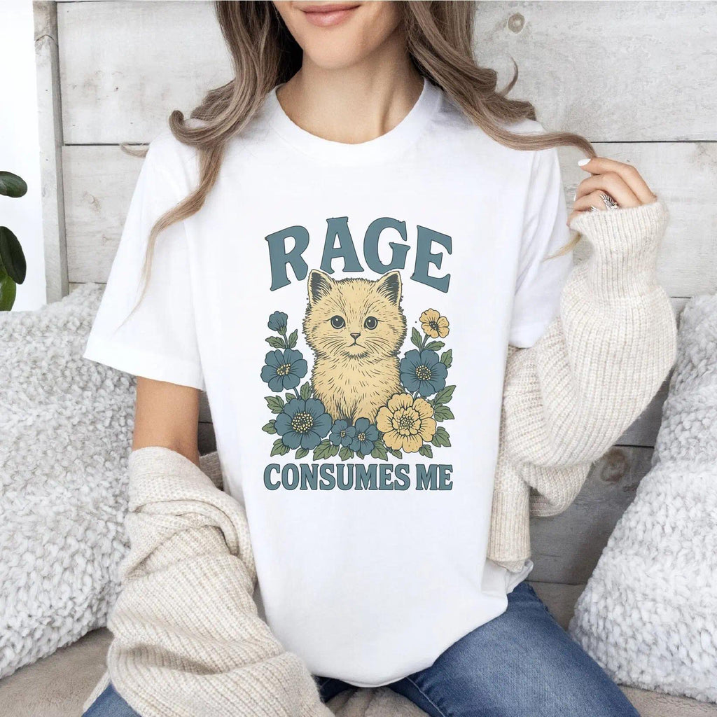 Cat Meme Shirt - Funny T-Shirt, Kitten Weirdcore T Rage product image 8