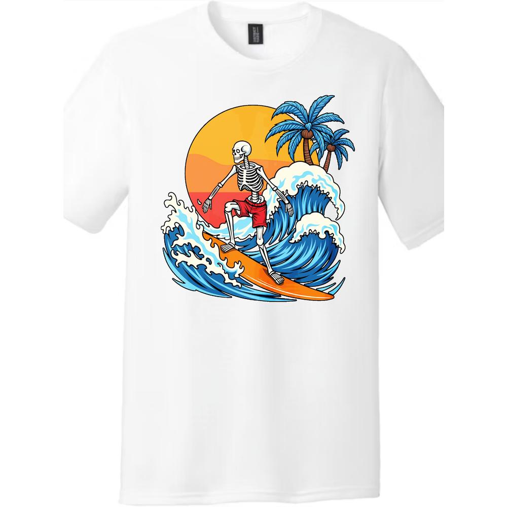 urfing Skeleton Graphic Tee | Beach Summer Unisex T-Shirt product image 8