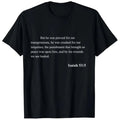 Christian Bible Verse Isaiah 53:5 Jesus Christ T-Shirt product image 1