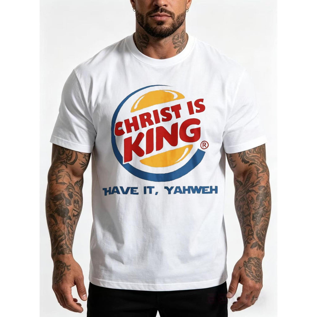 “Christ Is King” Christian Graphic Tee – Bold Faith Shirt product image 6