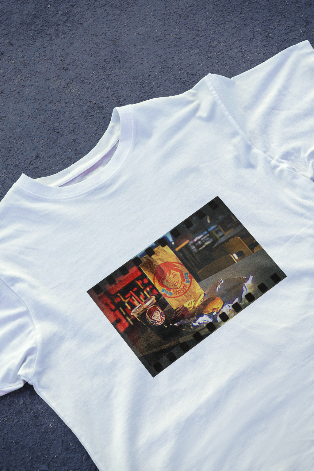DIYANYONE Original Wendy's Retro Film Cotton T-Shirt product image 5