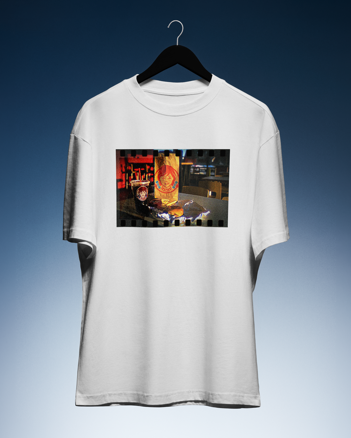 DIYANYONE Original Wendy's Retro Film Cotton T-Shirt product image 4