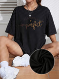 Women's "The Perfect Imperfection" T-Shirt Simple letter product image 1