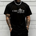 Men’s “Created with a Purpose” Christian graphic T-shirt product image 1