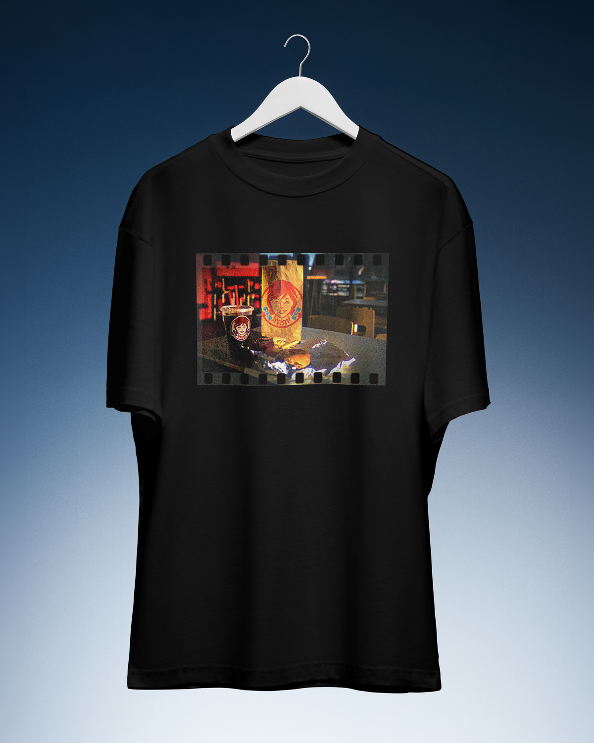 DIYANYONE Original Wendy's Retro Film Cotton T-Shirt product image 1