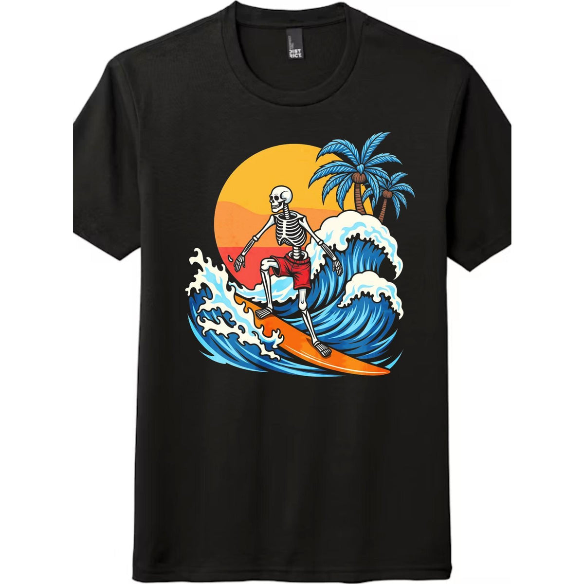 urfing Skeleton Graphic Tee | Beach Summer Unisex T-Shirt product image 1
