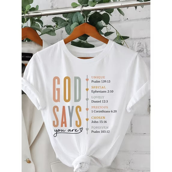 Women's Christian Faith Graphic T-Shirt, Inspirational product image 2
