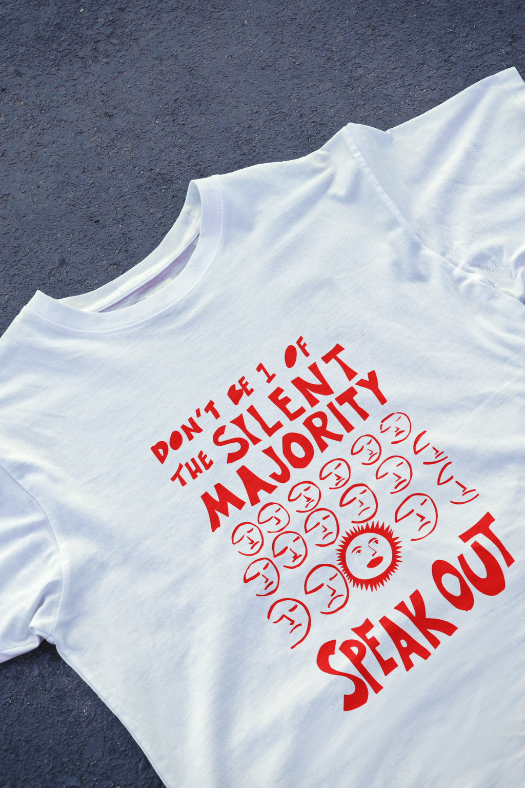 DIYANYONE Original "SILENT MAJORITY SPEAK OUT" Cotton product image 5