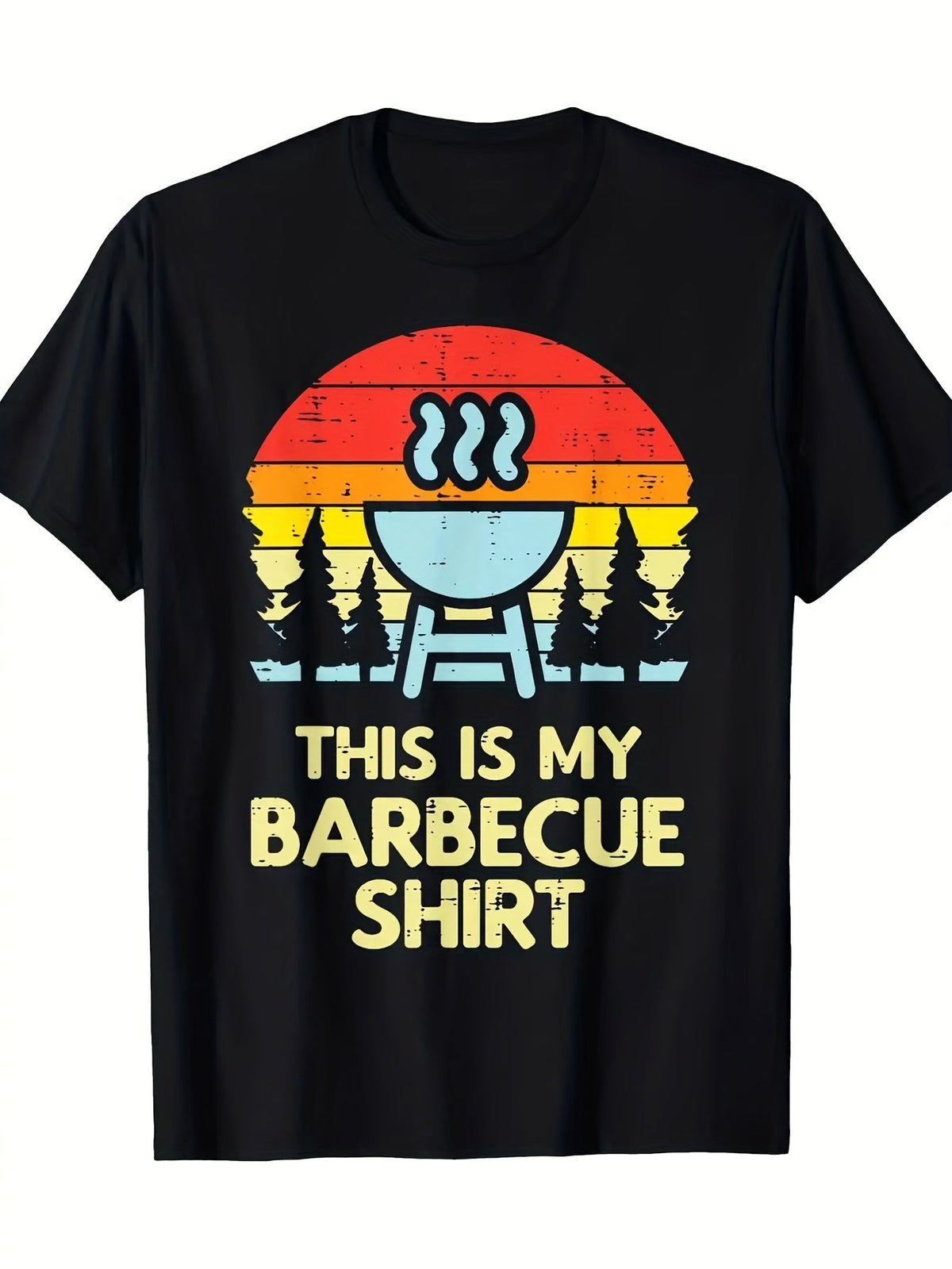Retro BBQ Grill T-Shirt - Vintage This Is My & Is My product image 2