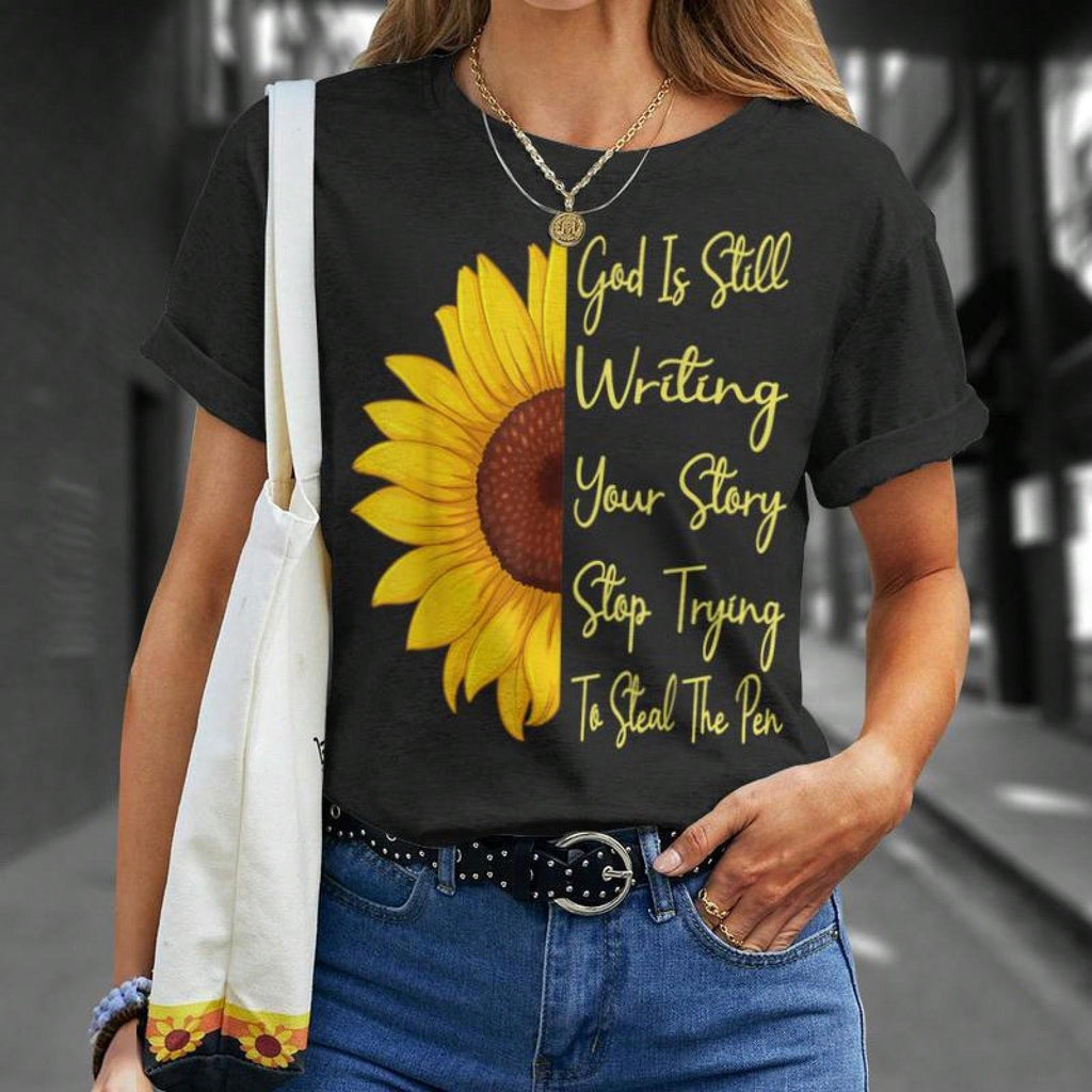 God Is Still Writing Your Stop Trying To Steal Pen-Shirt product image 1