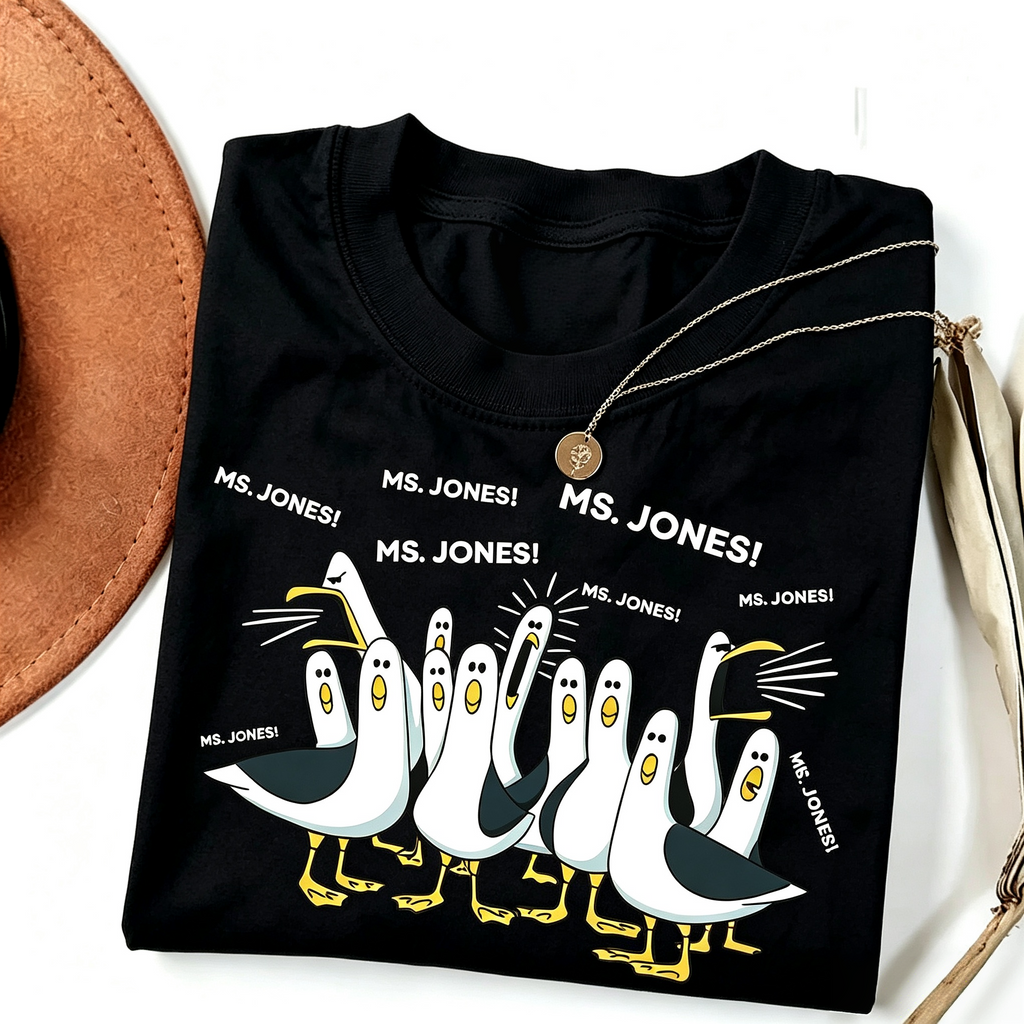Seagull Teacher TShirt, Funny Tee, Personalized product image 8