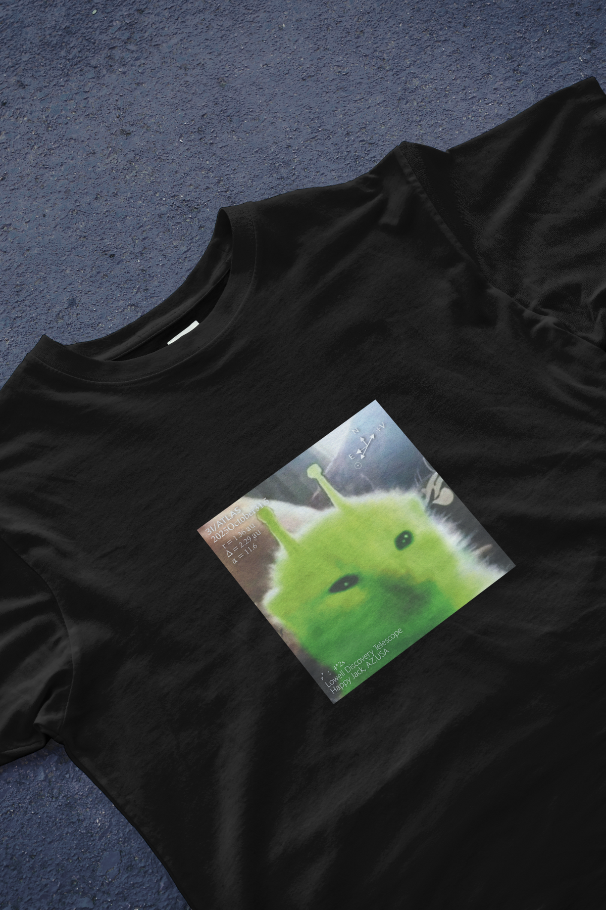 DIYANYONE 3i/atlas Original Green Alien Cat Meme 10.31 LDT product image 5