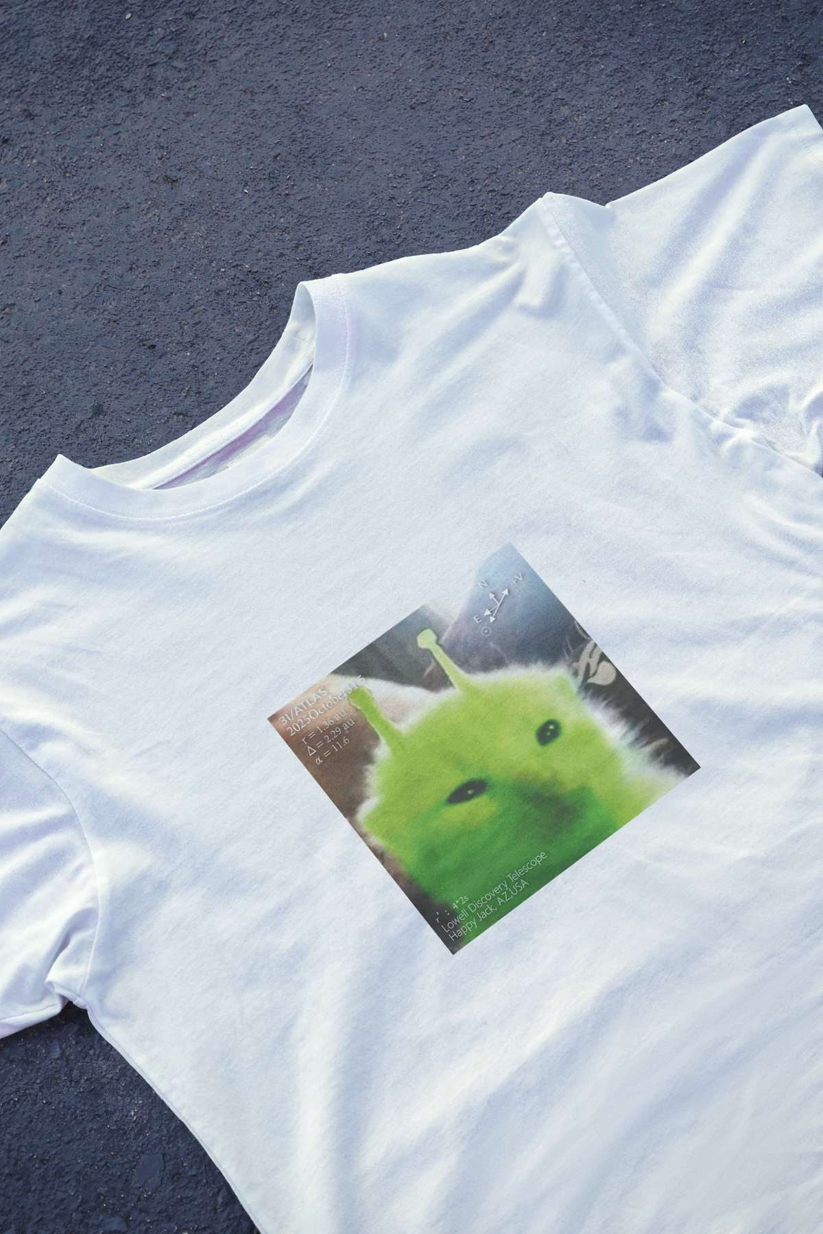 DIYANYONE 3i/atlas Original Green Alien Cat Meme 10.31 LDT product image 2