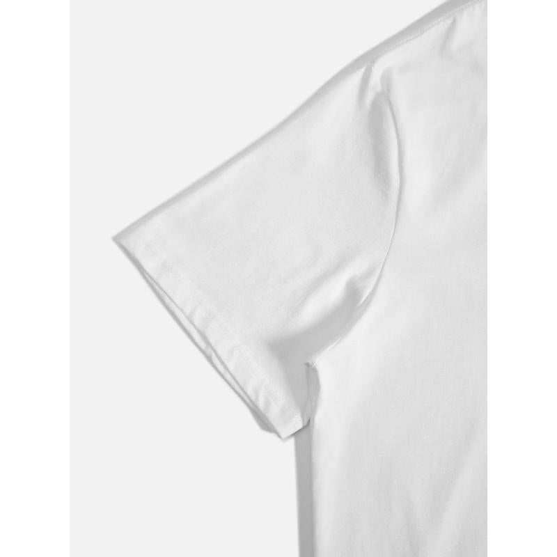 100% Cotton Casual Men's T-shirt, Summer Crew Neck Top Dad product image 7