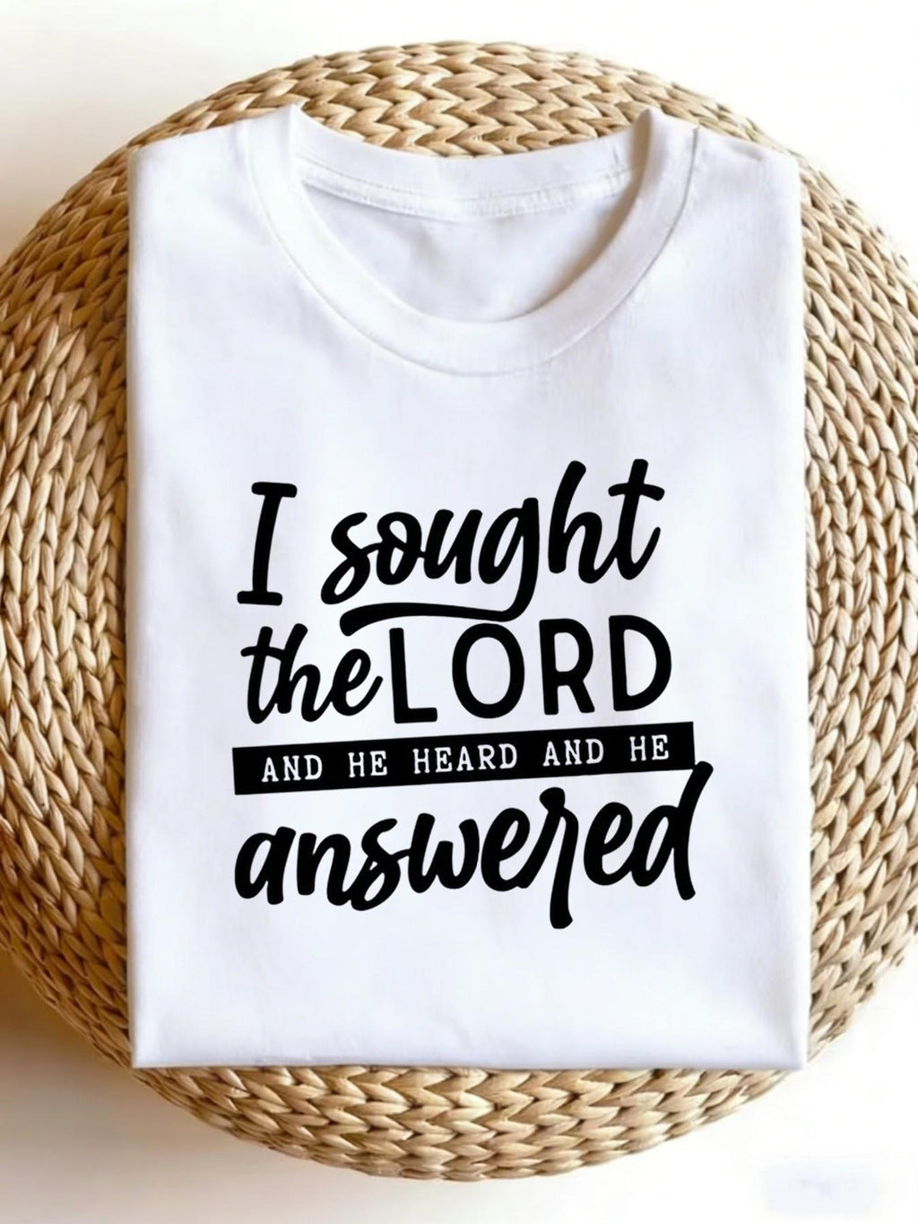 Faith Inspirational Quote Graphic T‑Shirt for Women product image 3