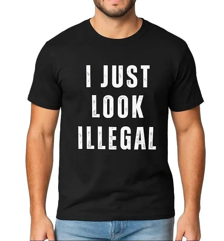 Men's Cotton Short-Sleeve Crewneck Tee - Menswear, Funny product image 1