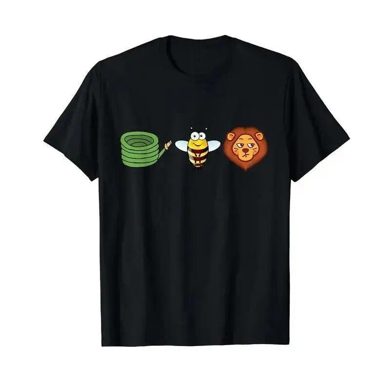 Hose Bee Lion Mens T Shirts Cotton Short Sleeve T-Shirt product image 1