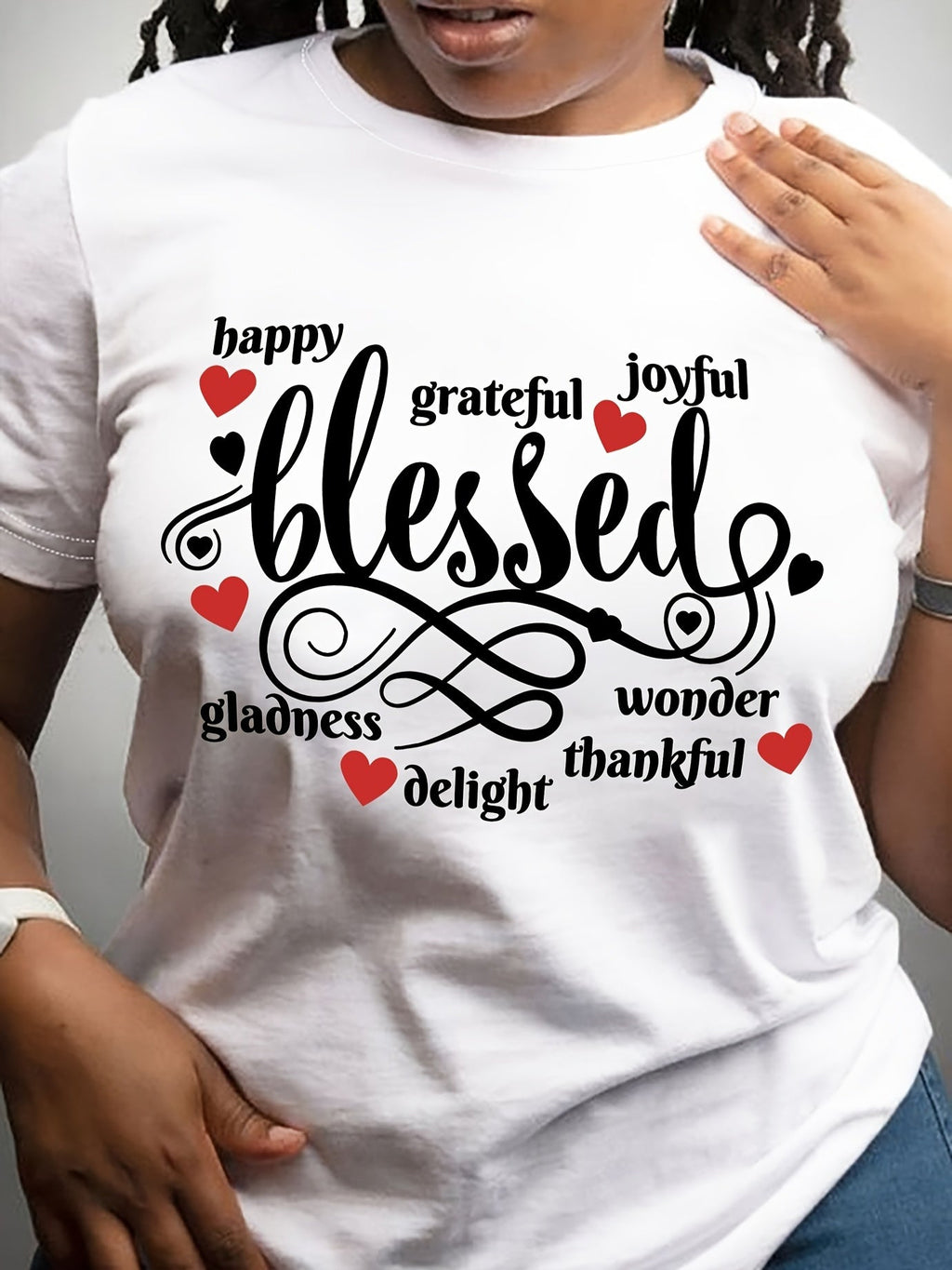 Women's Inspirational "Happy, Blessed, Grateful, Joyful product image 2