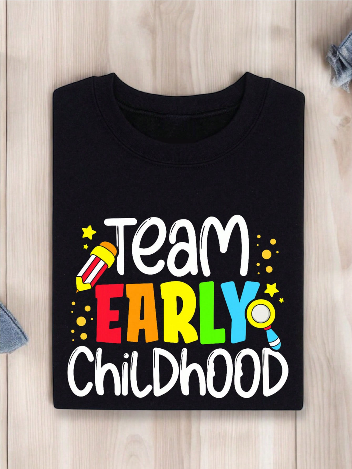Team Early Childhood Graphic T‑Shirt for Women, Preschool product image 7