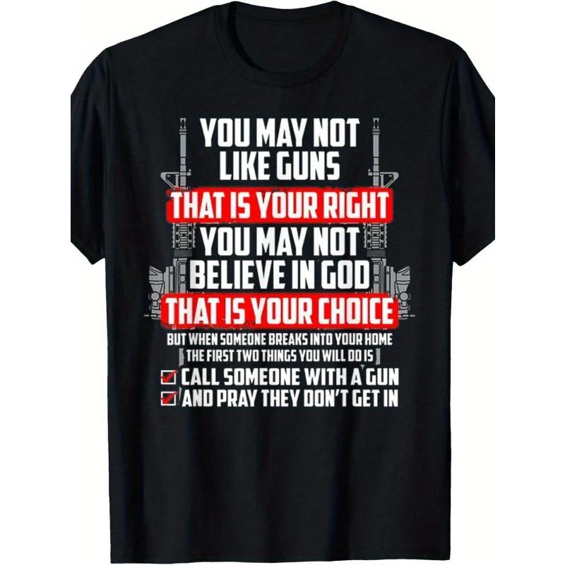 Men'S Gun Rights T-Shirt - 2A Advocacy Design with "You May product image 1
